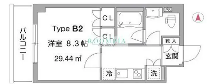 ガーデン中野 3階階 間取り