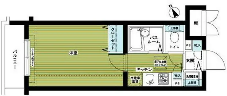 トーシンフェニックス高田馬場弐番館 3階階 間取り