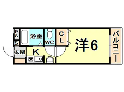 ステラハウス4-700(1K/1階)の間取り写真