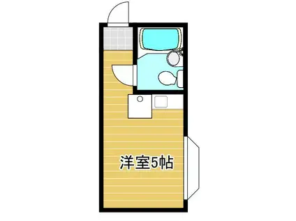 エクセレンス武笠(ワンルーム/1階)の間取り写真