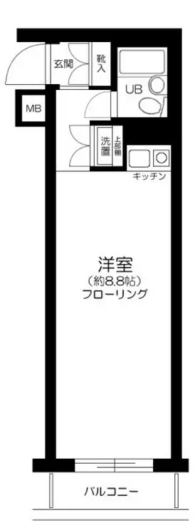 シーアイマンション浅草橋 6階階 間取り