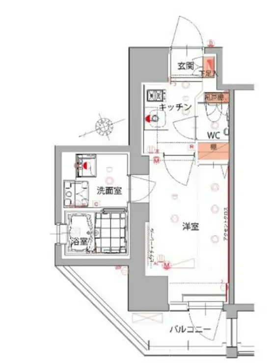 ハーモニーレジデンス五反田 10階階 間取り