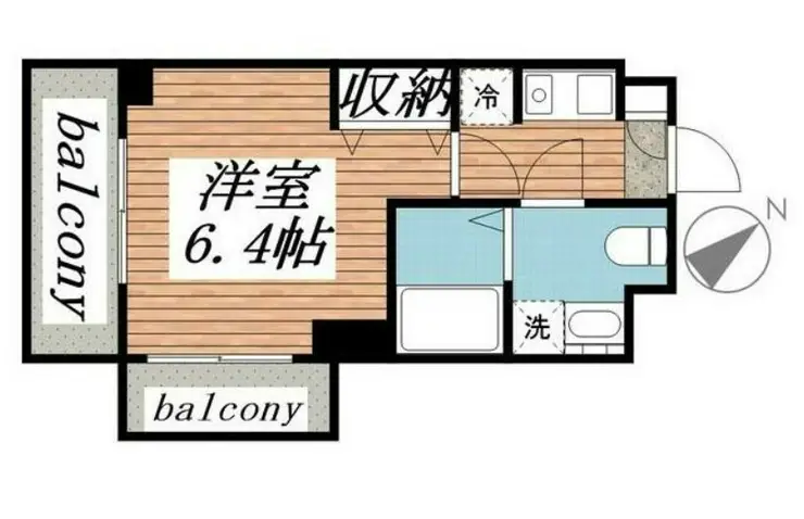 レスポワール・多摩川 6階階 間取り