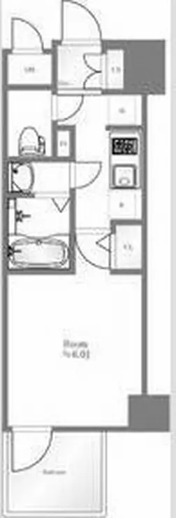 エステムプラザ横濱関内 10階階 間取り