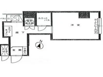 ペガサスマンション本郷(1K/5階)の間取り写真