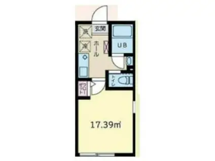 LUXE MAISON HEIAN(1K/1階)の間取り写真