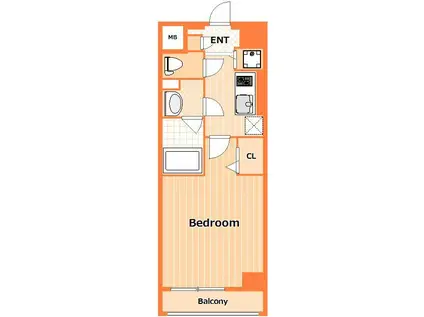 SIE SOWA(1K/4階)の間取り写真