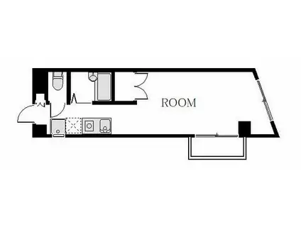 代田プライムコート(1K/4階)の間取り写真