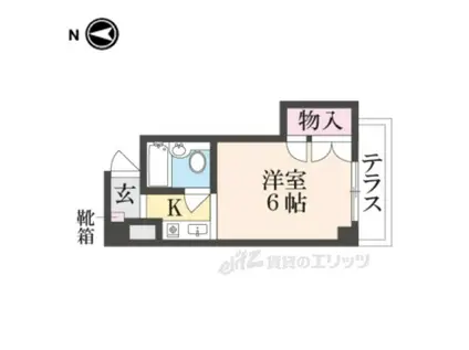 アスカユニハウス(1K/1階)の間取り写真