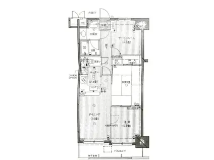 メゾンドール錦糸町ツイン(2SDK/9階)の間取り写真