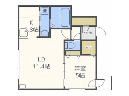 NTホームズ(1LDK/2階)の間取り写真