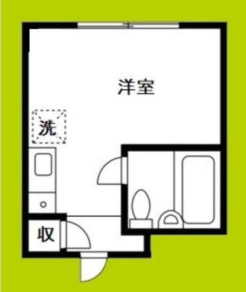 アムズ城北(ワンルーム/1階)の間取り写真