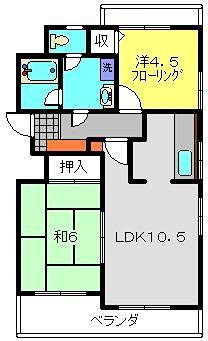 ガーデンハウス参番館(2LDK/1階)の間取り写真