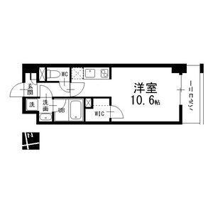 エスフィオーレ(ワンルーム/7階)の間取り写真