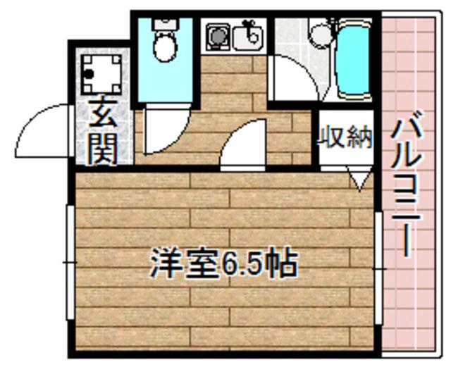 SUCCESS 52(1K/2階)の間取り写真