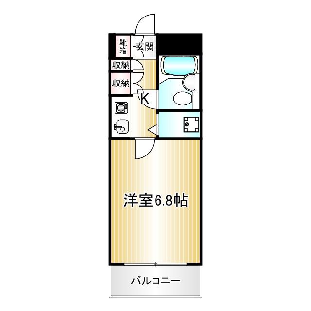 サティ中野(1K/3階)の間取り写真