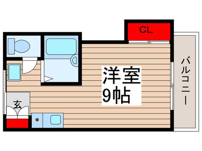 スターハイム野田(ワンルーム/2階)の間取り写真