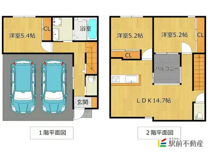 NIDO AMANTE(3LDK/1階)の間取り写真