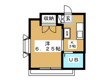 サウザンド井荻(1K/3階)の間取り写真