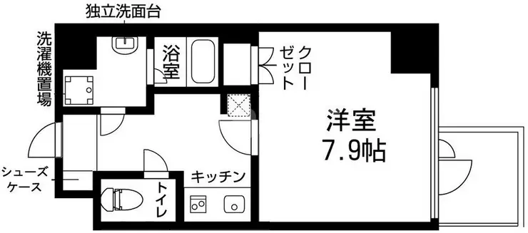 RISING STAGE 4階階 間取り