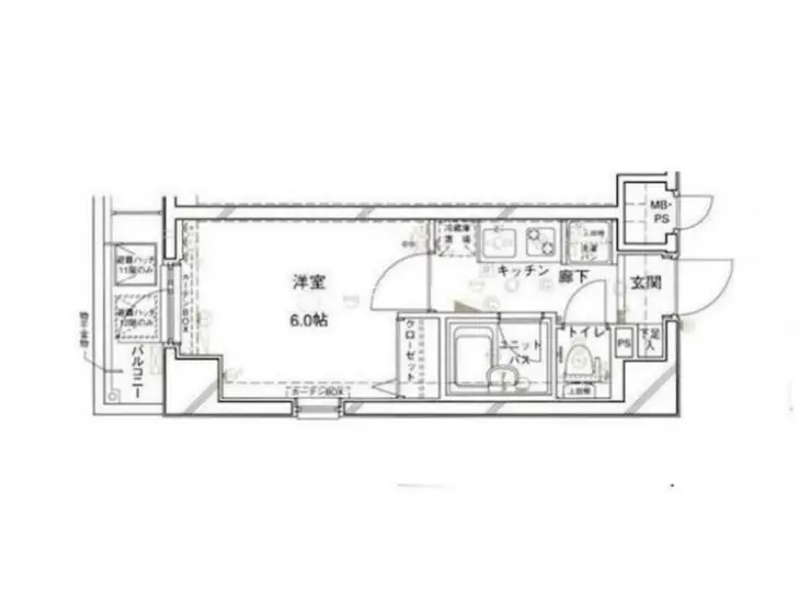 ステージグランデ南麻布 4階階 間取り