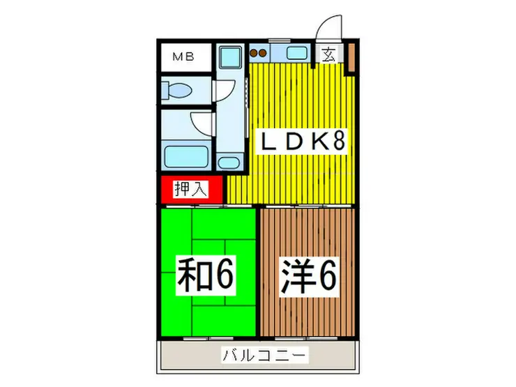 ヴィヴァーチェ浦和 1階階 間取り