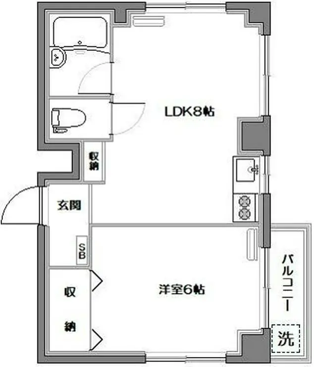 クリアネス88 1階階 間取り
