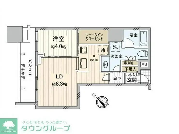 ステーションガーデンタワー 23階階 間取り