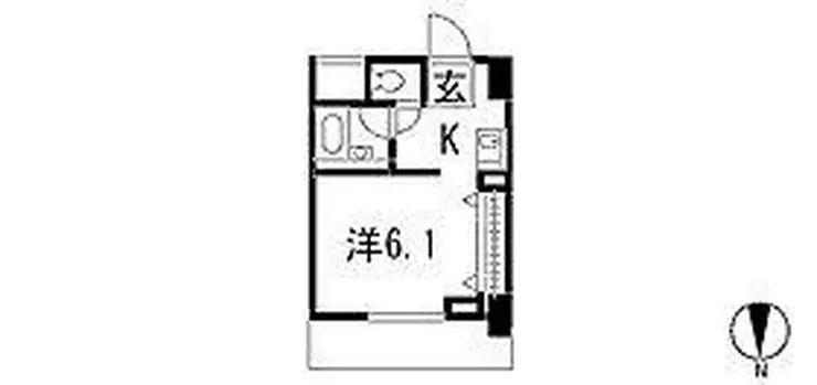 クレアシオン渋谷 9階階 間取り