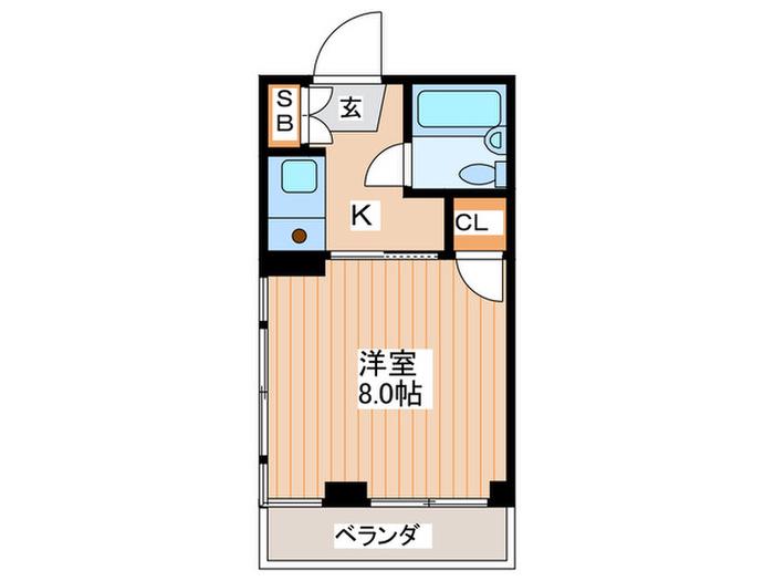 RENAXIA萱島(1K/4階)の間取り写真