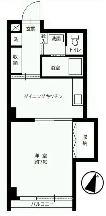上野スカイハイツ 5階階 間取り