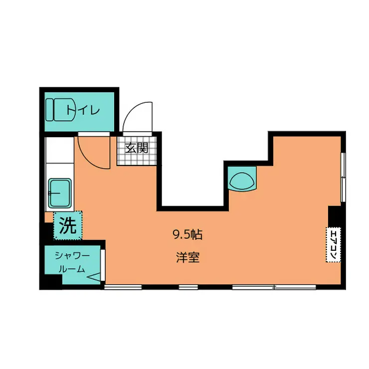 コミュニティ堀越 4階階 間取り
