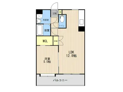 グランフィーネ新生(1LDK/3階)の間取り写真