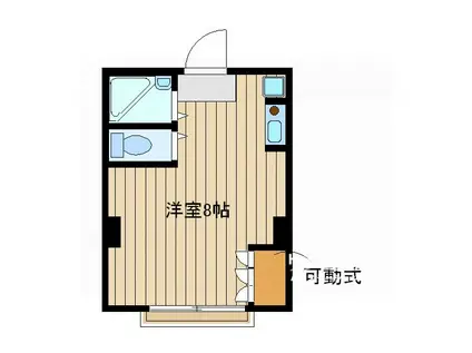 シーボニア本郷菊坂(ワンルーム/5階)の間取り写真