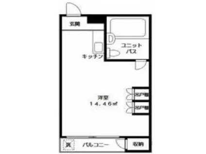 メゾン・ド・上荻(ワンルーム/4階)の間取り写真