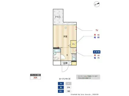 ジョイフル等々力(ワンルーム/3階)の間取り写真