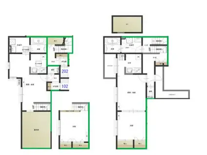 グランオネスト中町(1LDK/1階)の間取り写真