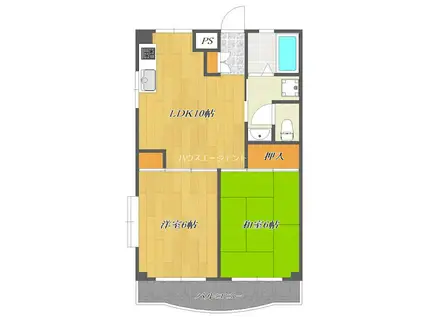 アメニティ・ビラ(2LDK/3階)の間取り写真