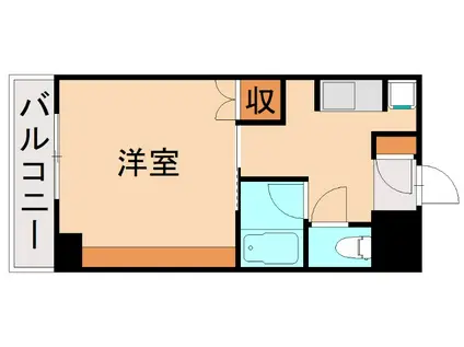 コンフォートアスカ東公園(1K/2階)の間取り写真