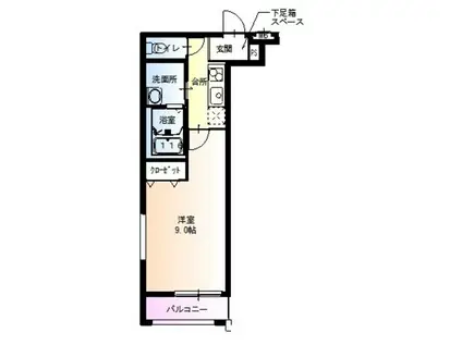 フジパレス深江橋VI番館(1K/2階)の間取り写真