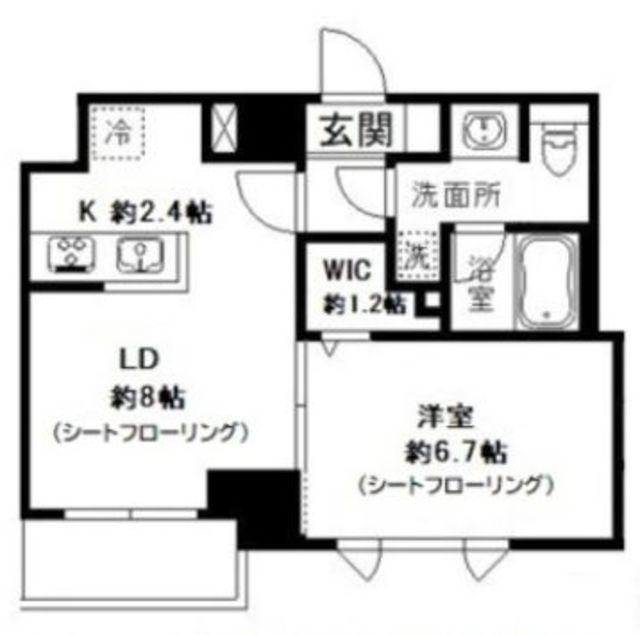 コートヒル本郷(1LDK/3階)の間取り写真