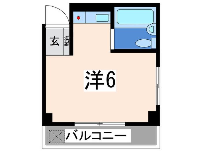 エクセルピア戸塚(ワンルーム/3階)の間取り写真