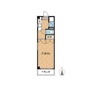 サンハイツエンゼル(1K/2階)の間取り写真