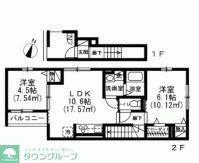 メイズ碑文谷(2LDK/2階)の間取り写真