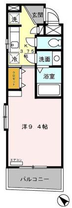 オネストコーポ千石(1K/3階)の間取り写真