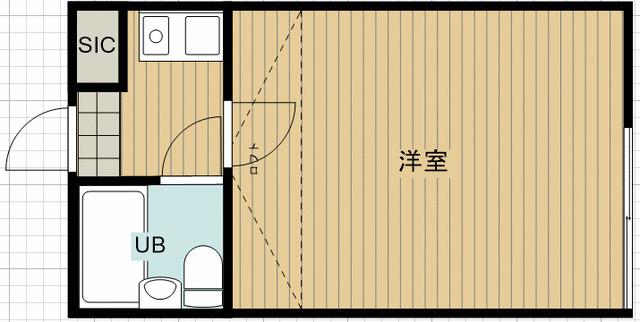 グレイスハイム吉祥寺(1K/1階)の間取り写真