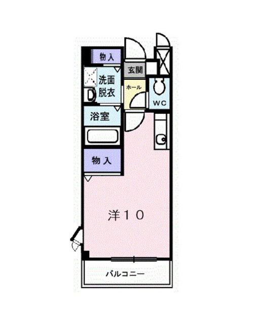 フレ・エピナ-ル(ワンルーム/1階)の間取り写真