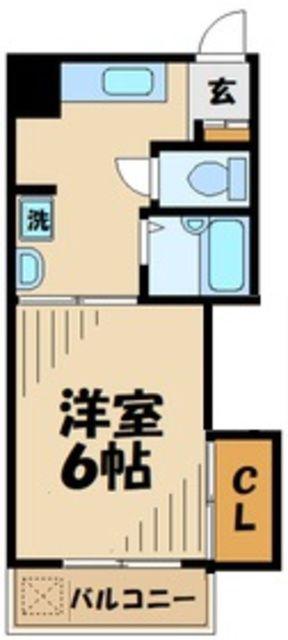 グリーンプラザIZUMI(1DK/2階)の間取り写真