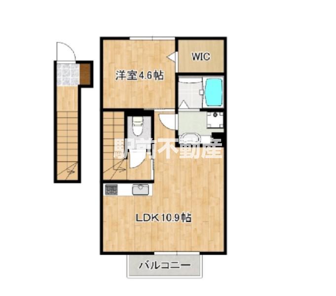 JS STAGEII(1LDK/2階)の間取り写真