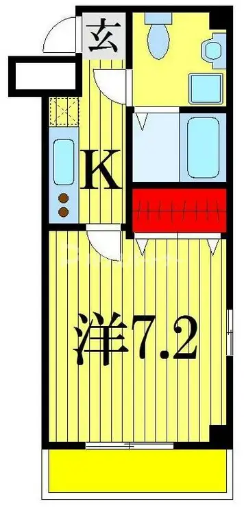 リベルテプレジール幕張 2階階 間取り